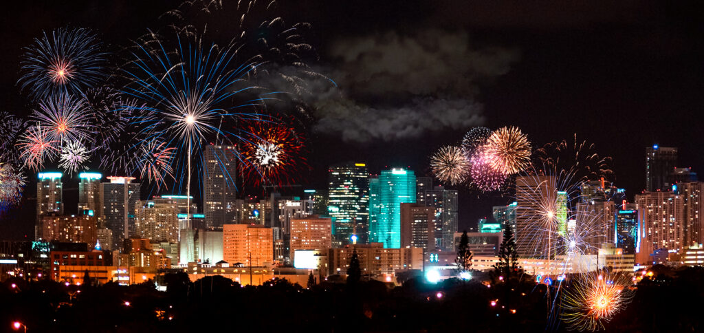 Downtown Miami New Years Eve