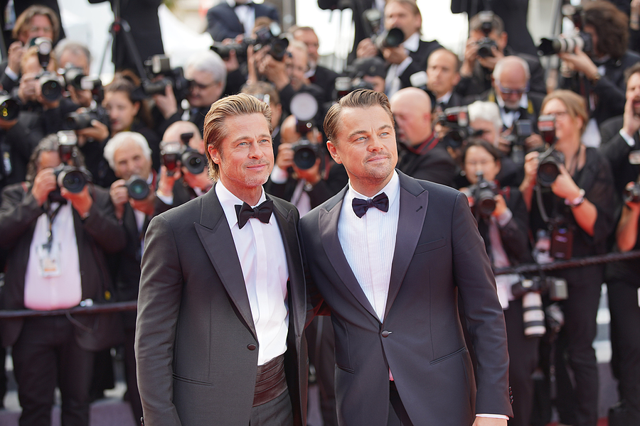 Brad Pitt and Leonardo DiCaprio Cannes Film