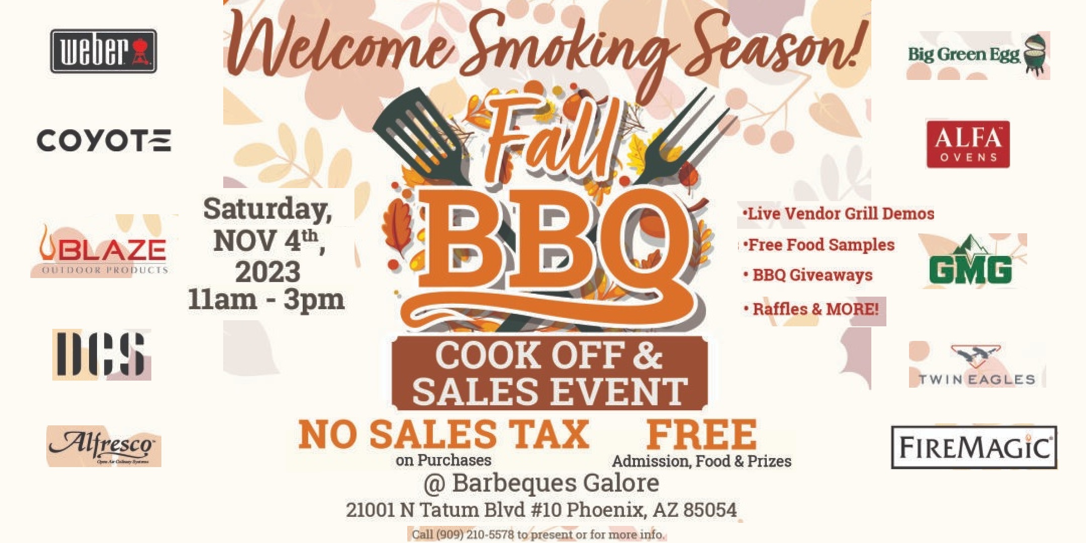 Fall BBQ Cook Off & Sales Event in Phoenix AZ