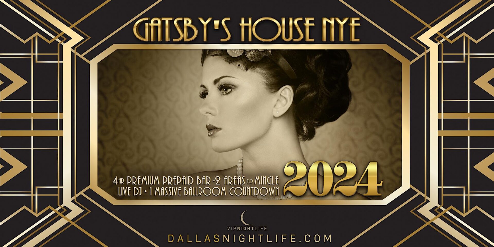 Gatsby\'s House 2024: Dallas New Year\'s Eve Celebration