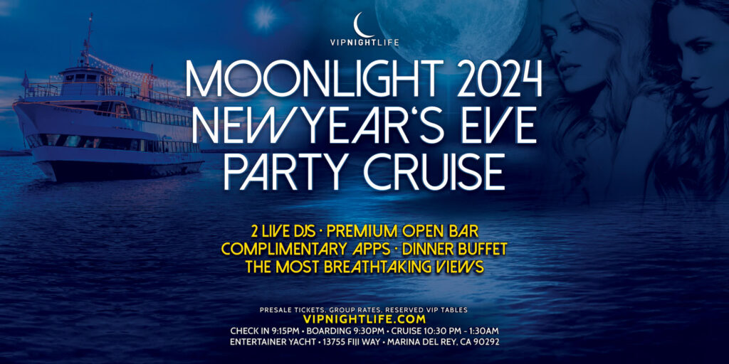 LA New Year\'s Eve Moonlight Fireworks Cruise 2024