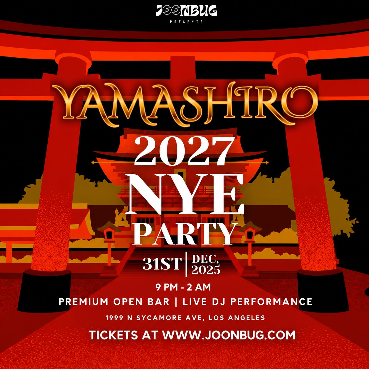 Yamashiro NYE 27 LA