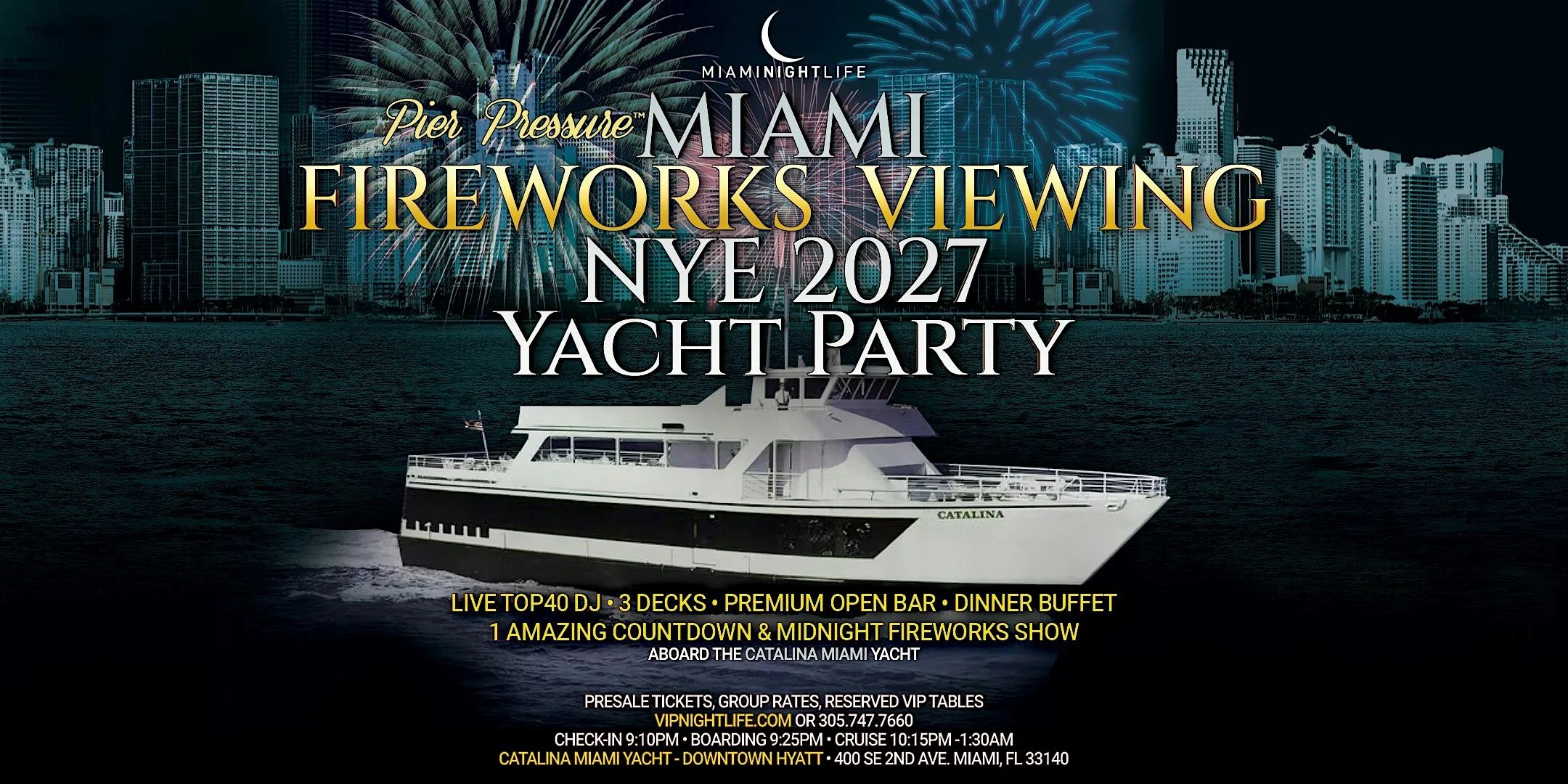 Pier Pressure NYE Cruise 2027